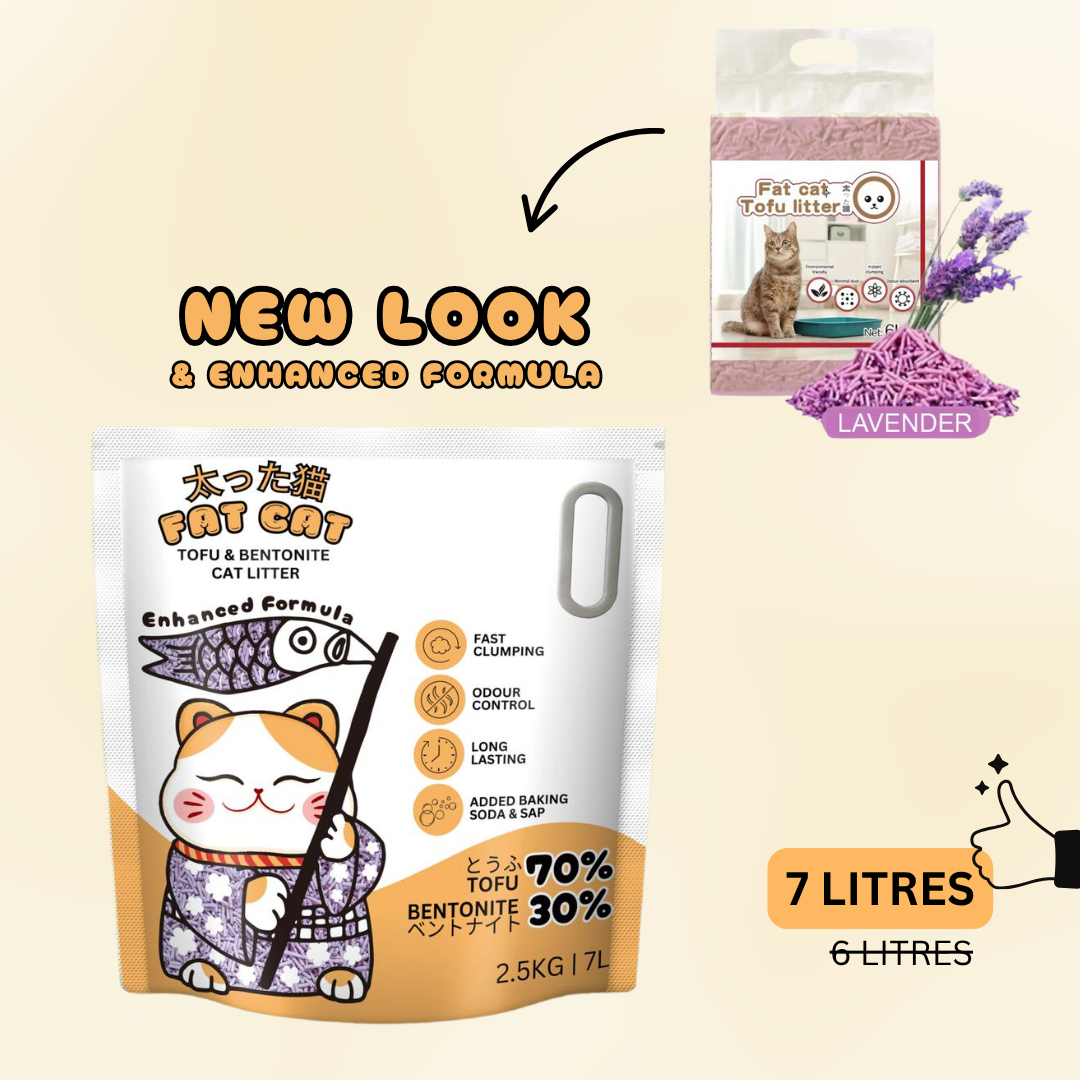 Fat Cat Tofu & Bentonite Rainbow Sprinkles Cat Litter 2.5kg | 7L