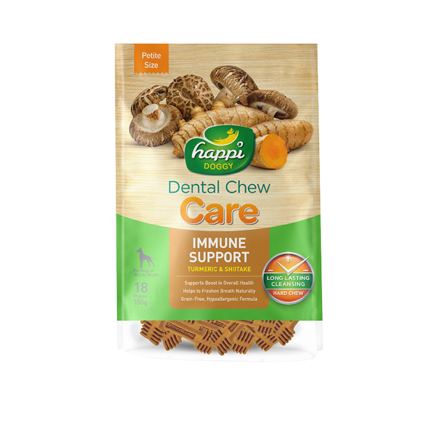 Happi Doggy Immune Support Turmeric & Shiitake Petite 150g