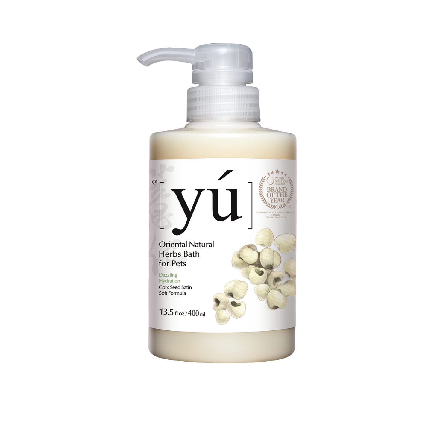 YU Coix Seed Satin Soft Formula Shampoo 400ml