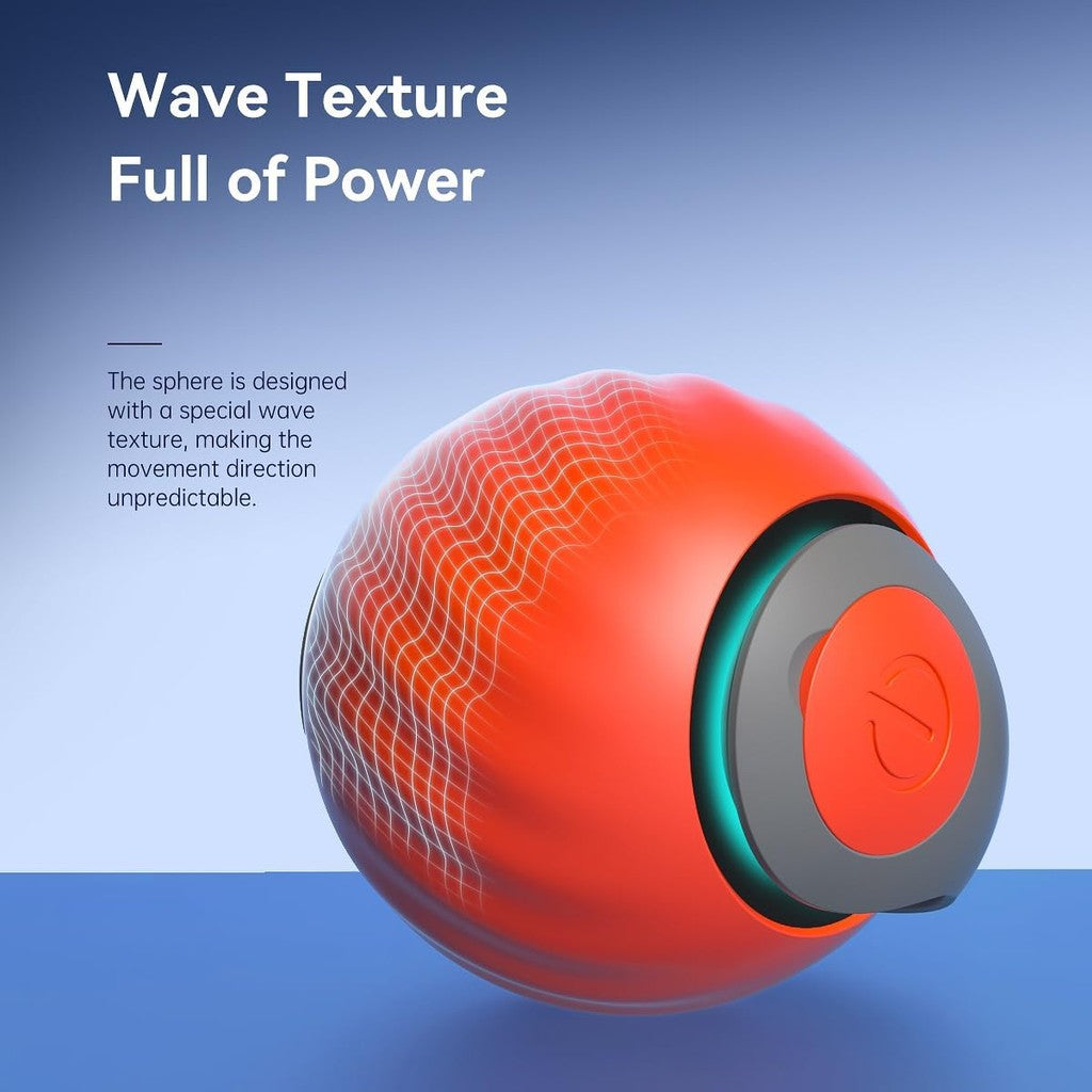 Petgravity Speedy Sprint Ball Toy for Cat (Red)