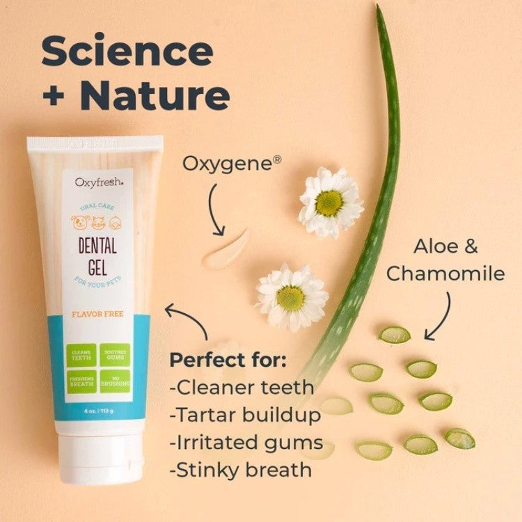 Oxyfresh Pet Dental Gel Toothpaste 4oz/113g