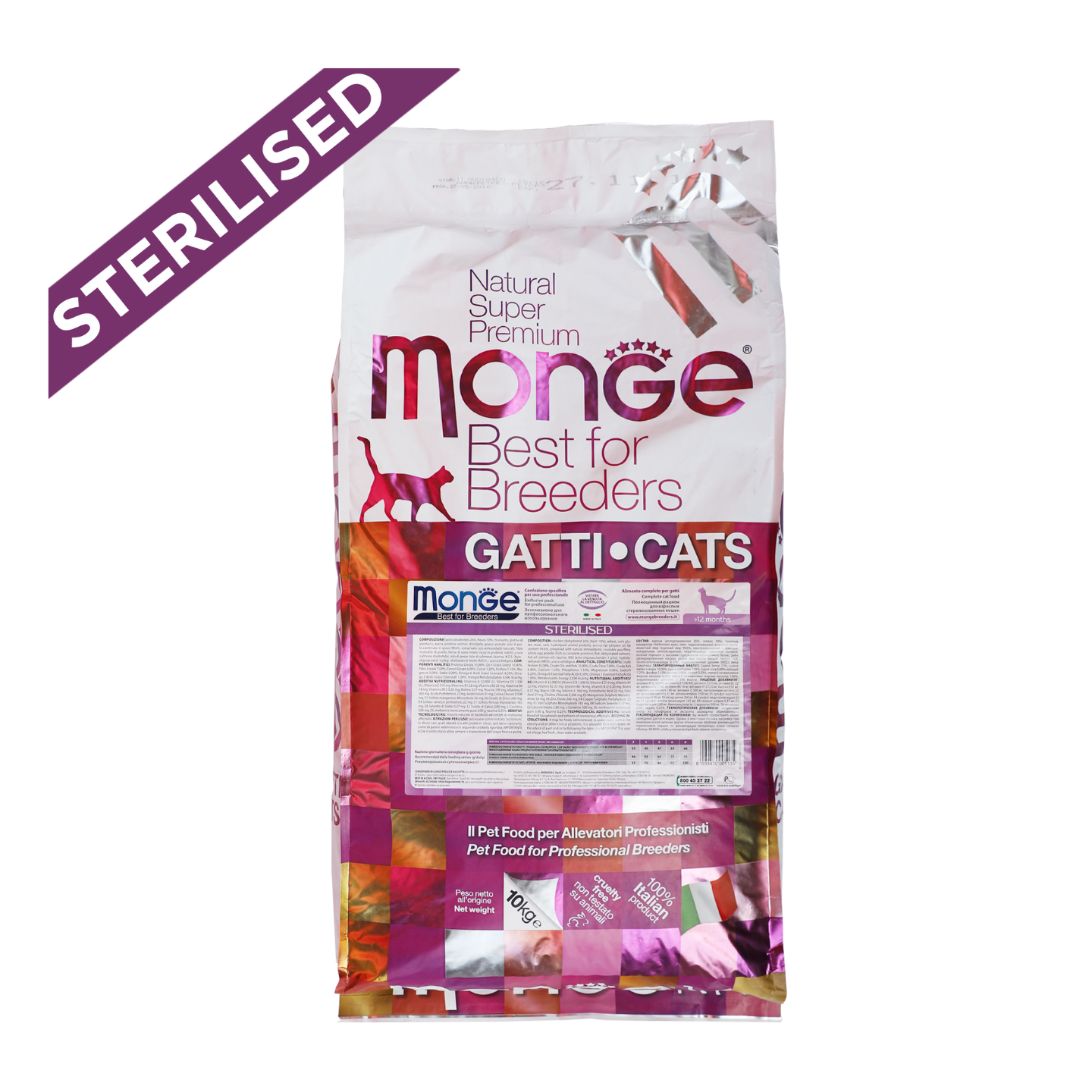 Monge Natural Superpremium Sterilised 10kg