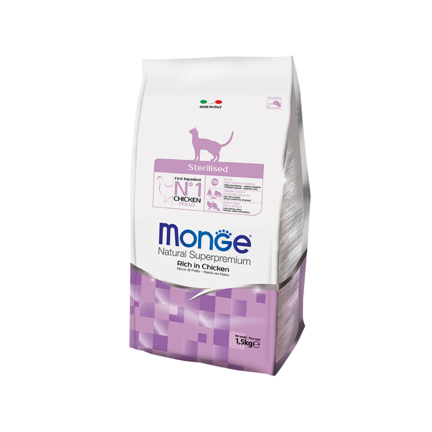 Monge Natural Superpremium Sterilised 1.5kg