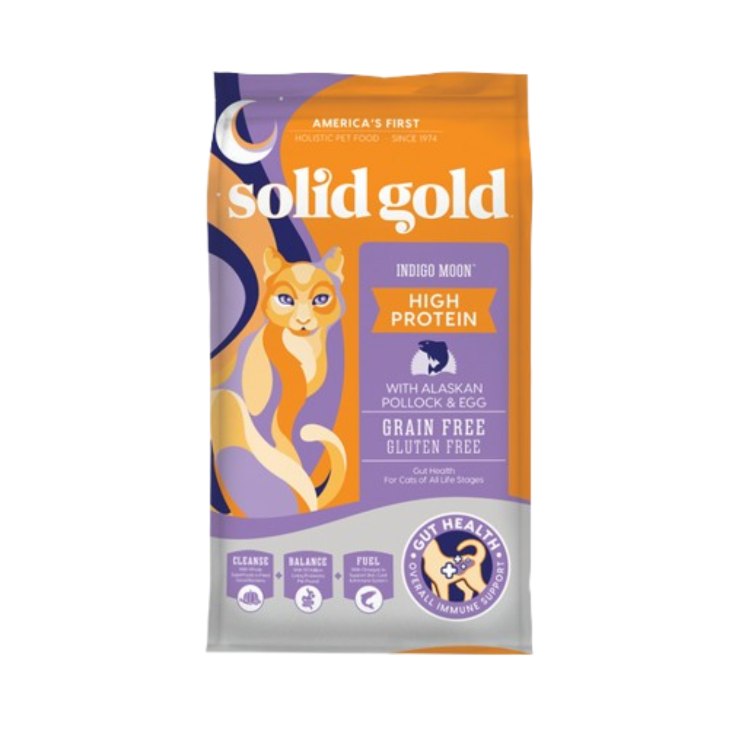 Solid Gold Indigo Moon™ With Alaskan Pollock & Eggs 12lbs