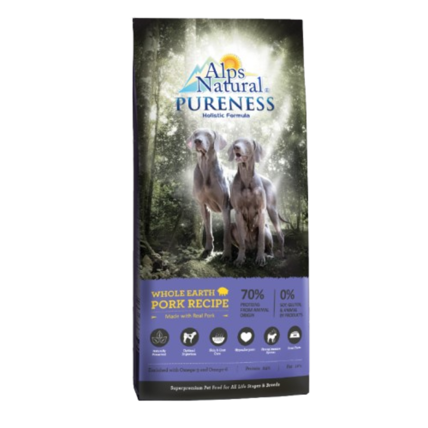 Alps Natural Pureness Holistic Pork Recipe 13kg