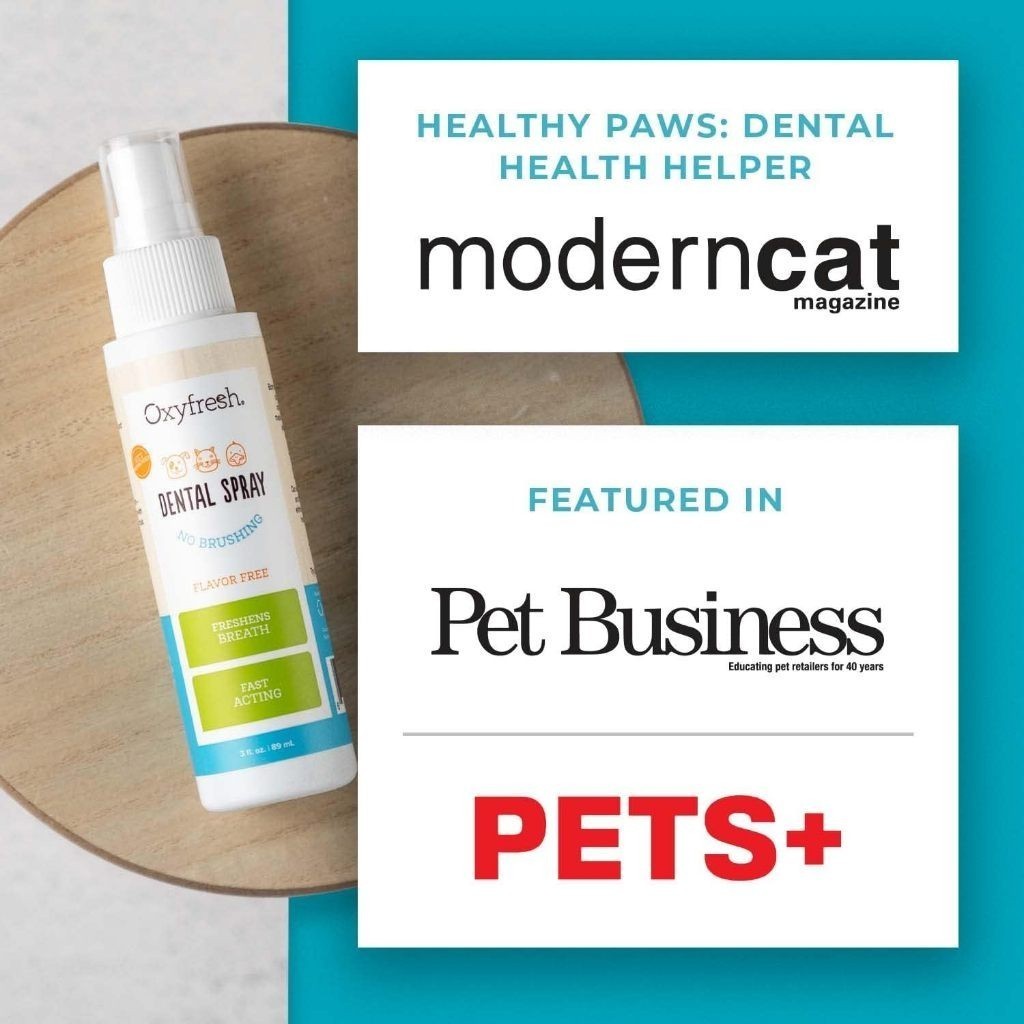 Oxyfresh Advanced Pet Dental Spray for Dogs and Cats 3oz/89ml
