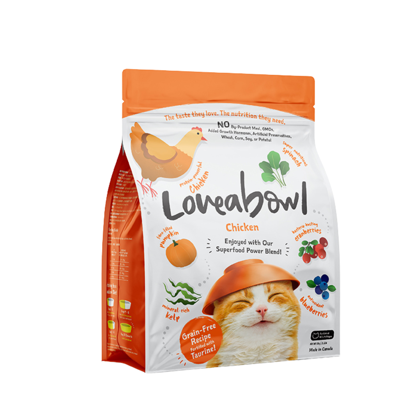 Loveabowl Grain-Free Chicken Dry Cat Food 1kg
