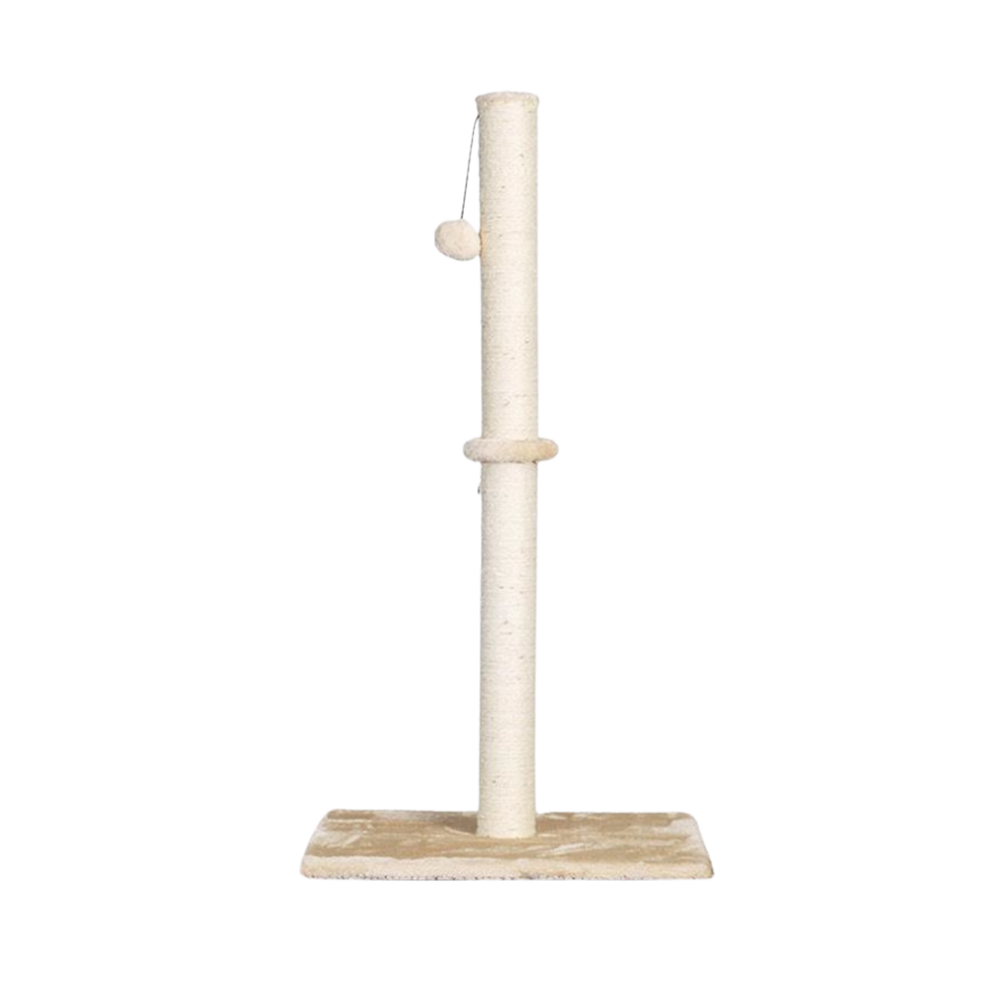 88cm Tall Cat Scratching Post / Pole (Cream)