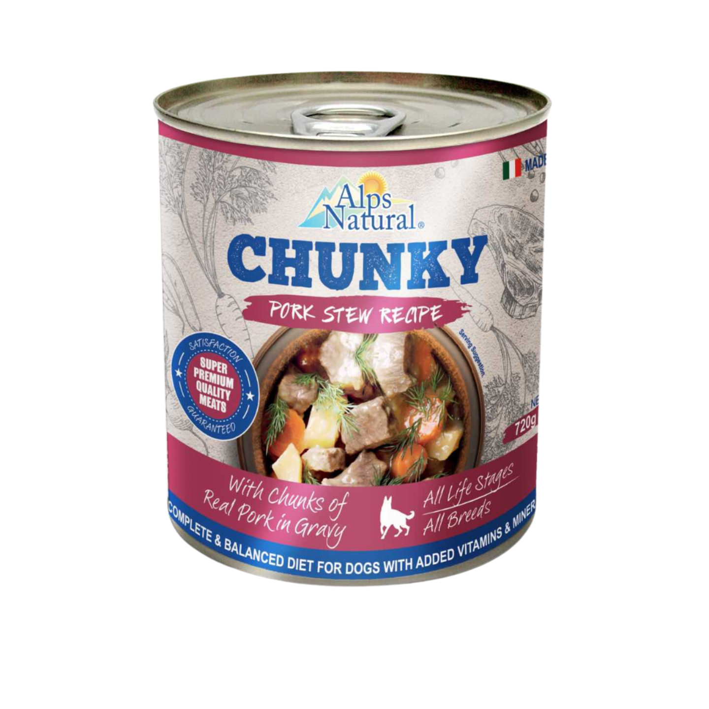 Alps Natural Chunky Pork Stew Recipe 720g