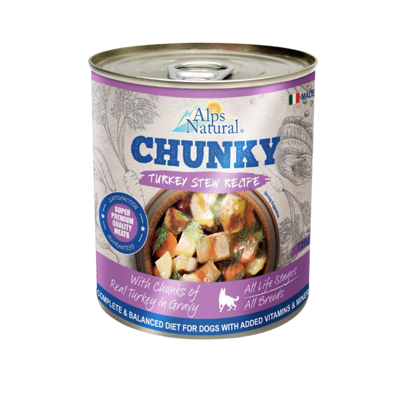 Alps Natural Chunky Turkey Stew Recipe 720g