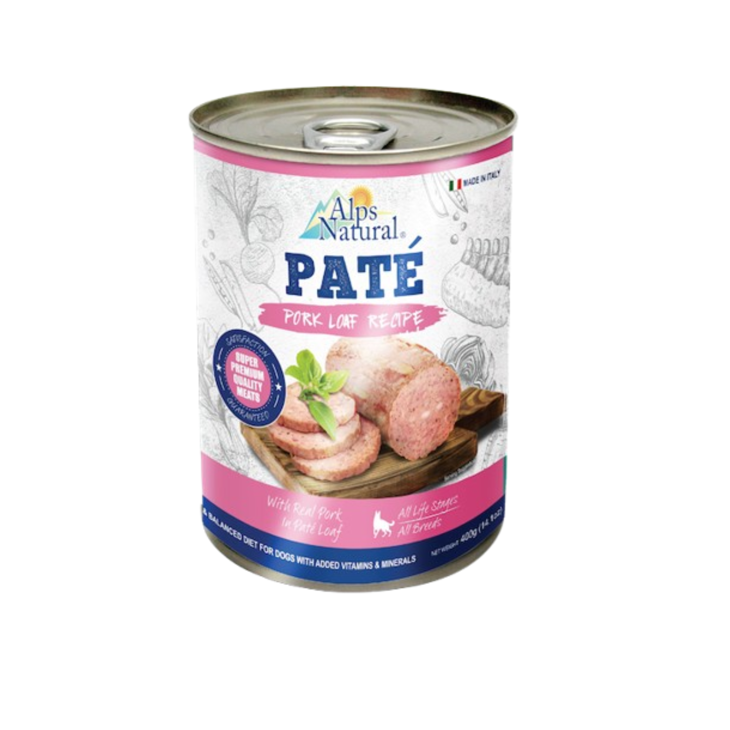 Alps Natural Paté Pork Loaf Recipe 400g