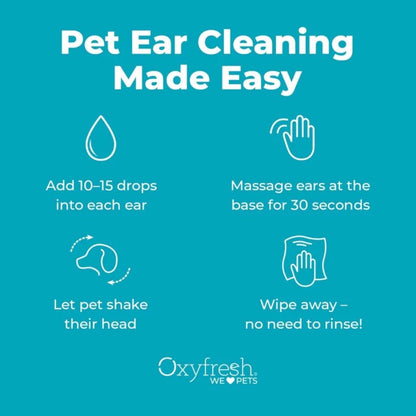 Oxyfresh Pet Ear Cleaner Advanced for Dogs & Cats 1oz/30ml