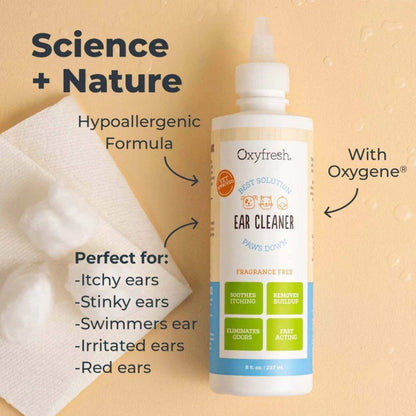 Oxyfresh Pet Ear Cleaner Advanced for Dogs & Cats 1oz/30ml