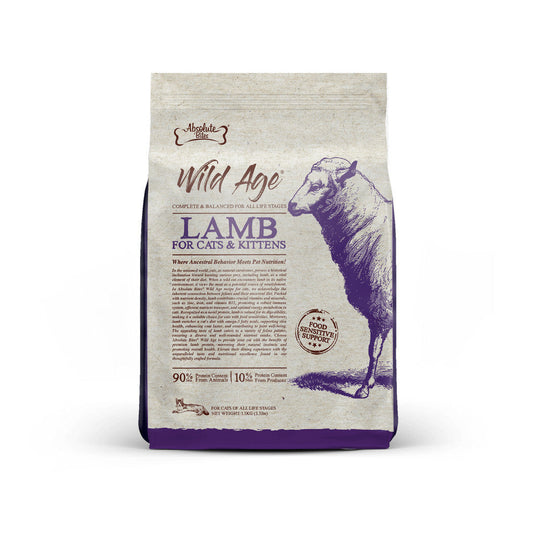 Absolute Bites Wild Age Lamb Complete & Balanced For All Life Stages 3.3lbs