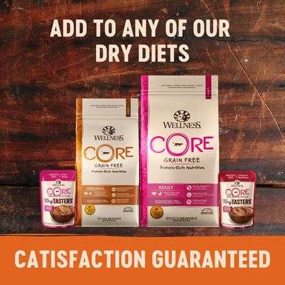 [12 Pouches] Wellness CORE Tiny Tasters Kitten Chicken Pate 1.75oz