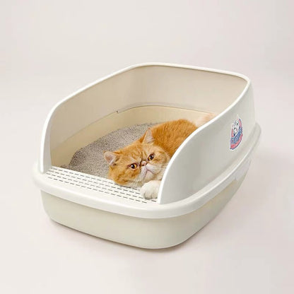 CATIDEA Litter Box - Big Bread Litter Guard Bin Grey Size XL/ 15L