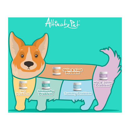 Altimate Pet Coat Care Vitamin Supplement For Dogs | Over 120 Soft Chews