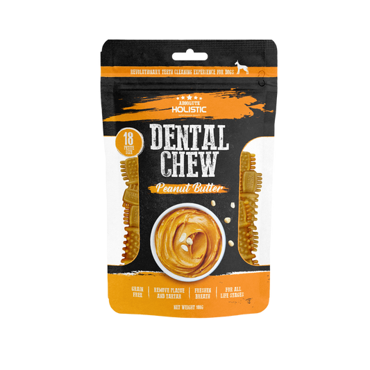 Absolute Holistic Dental Chew Peanut Butter Value Pack 160g
