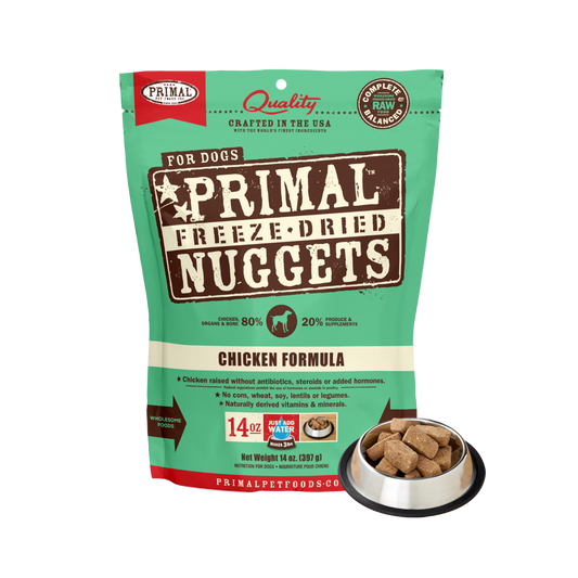 Primal Canine Freeze-Dried Nuggets Chicken Formula 14oz