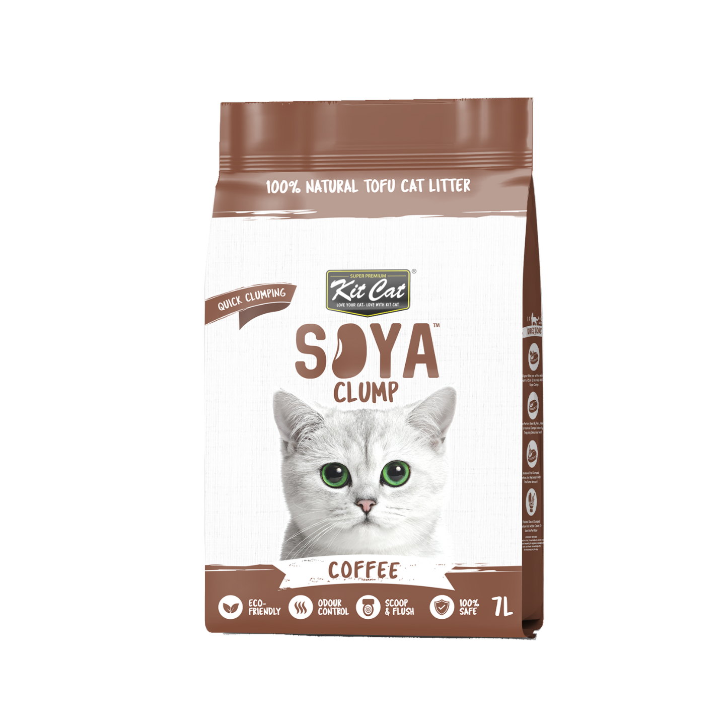 [6 Packs] Kit Cat Soya Clump Coffee 7L