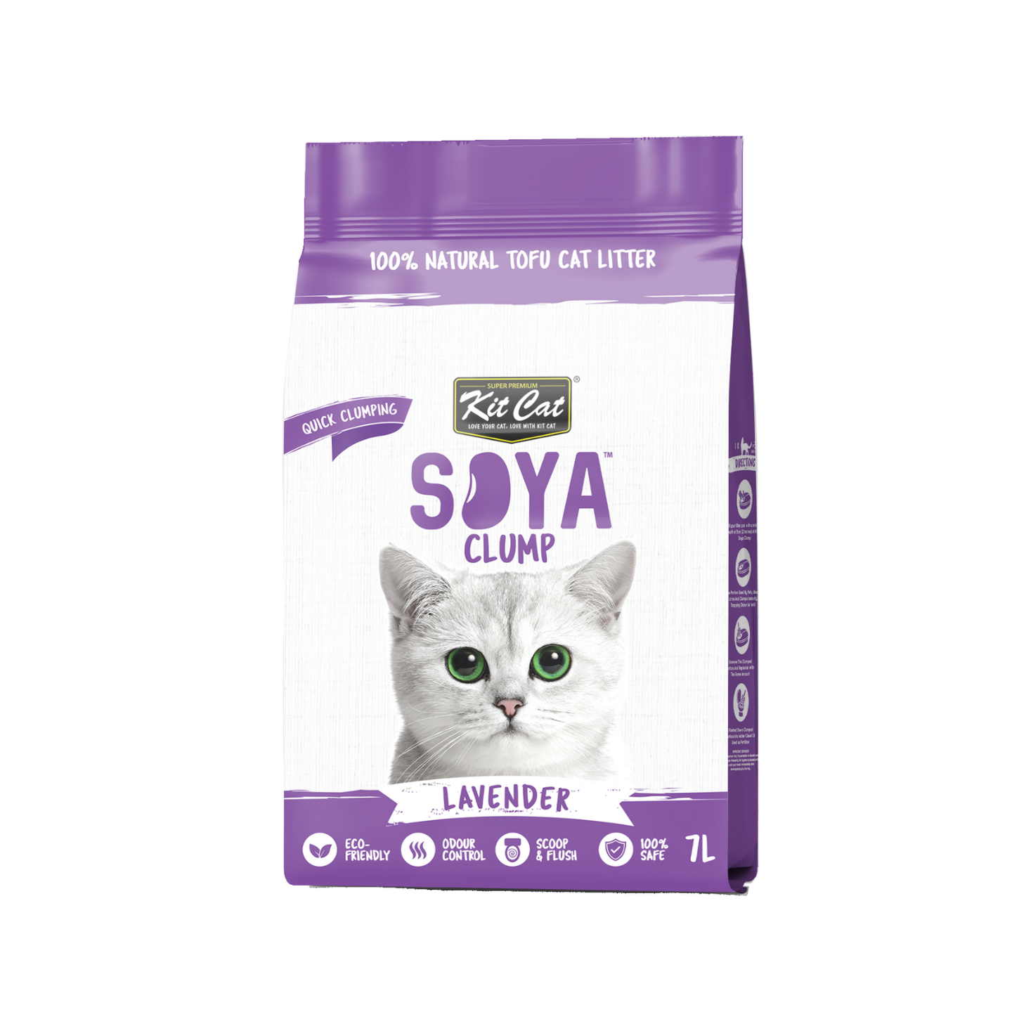 [6 Packs] Kit Cat Soya Clump Lavender 7L