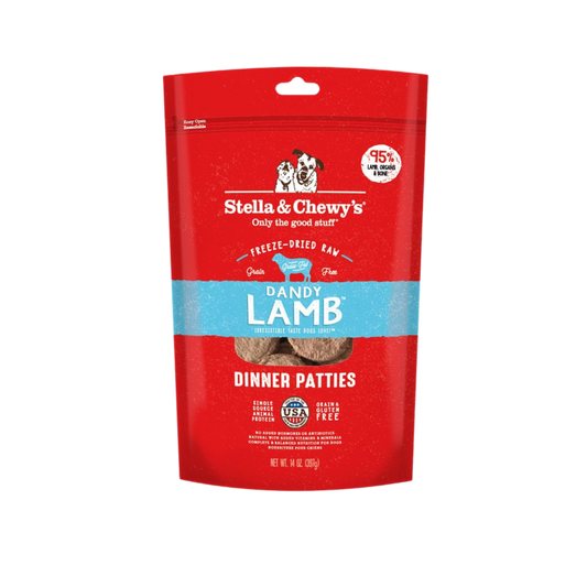 Stella & Chewy's Dog Freeze-Dried Dinner Patties Dandy Lamb 14oz