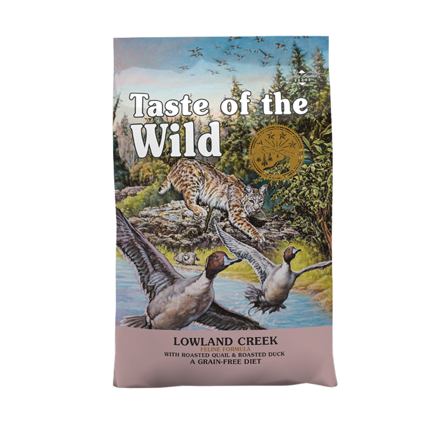 Taste of the Wild Lowland Creek Roasted Quail & Roasted Duck Dry Cat Food 6.6kg