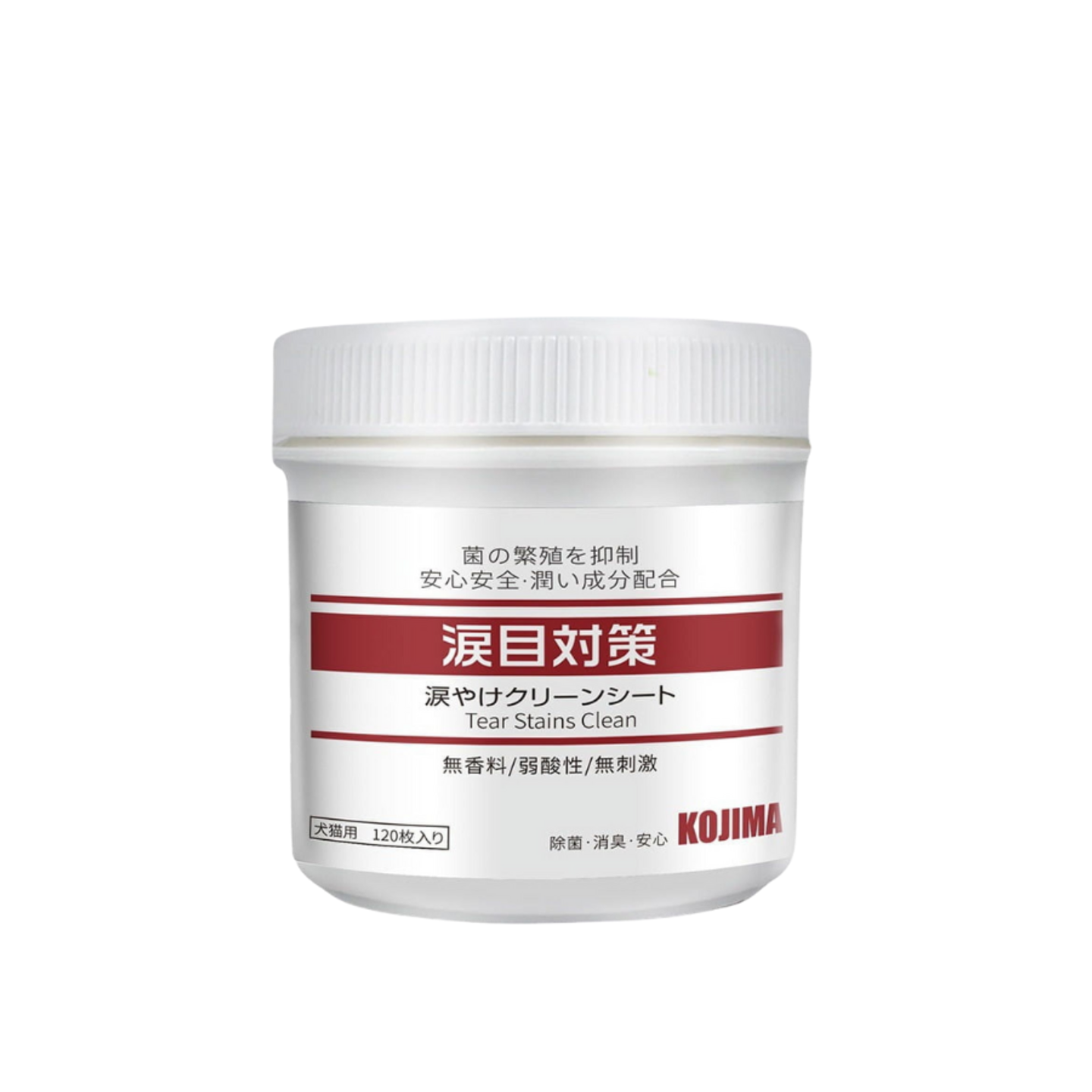 Kojima Tear Stain Pet Wipes 120pcs