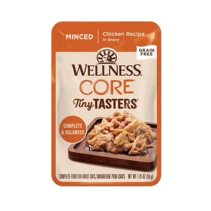 [12 Pouches] Wellness CORE Tiny Tasters Minced Chicken 1.75oz