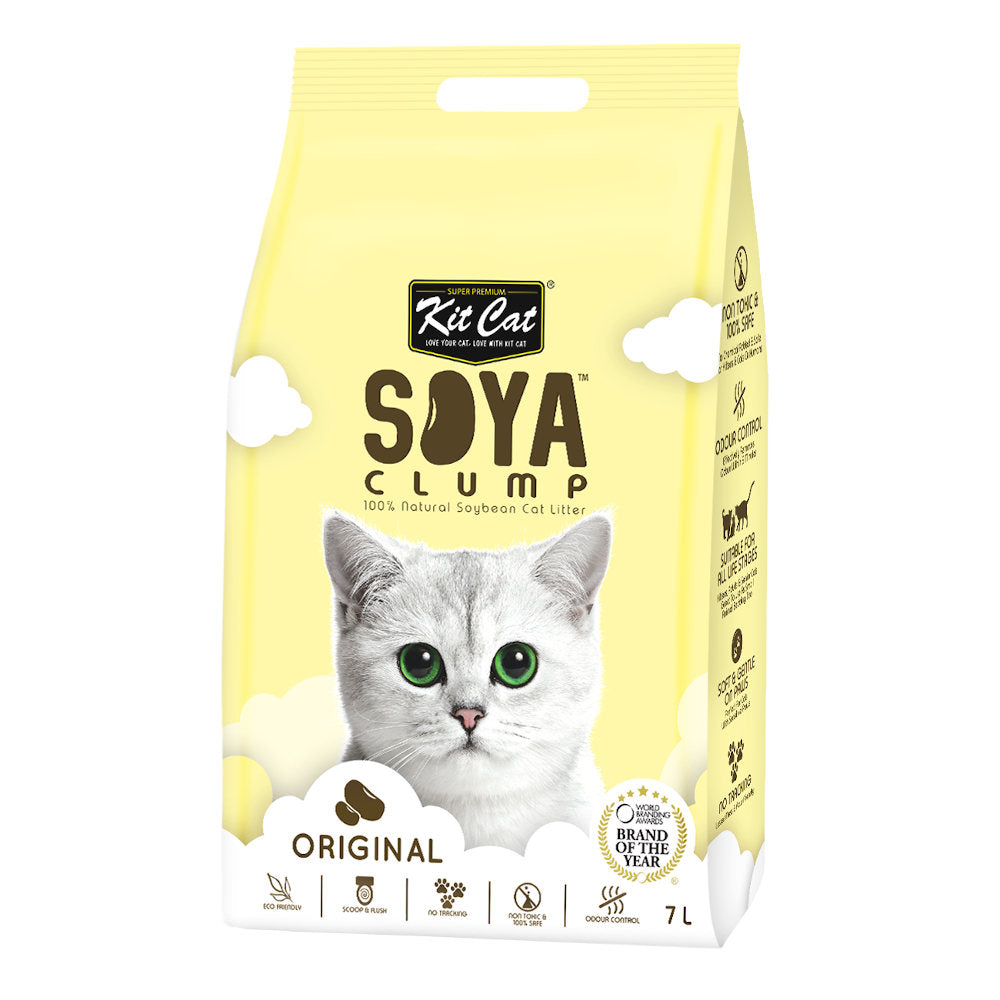 [6 Packs] Kit Cat Soya Clump Original 7L
