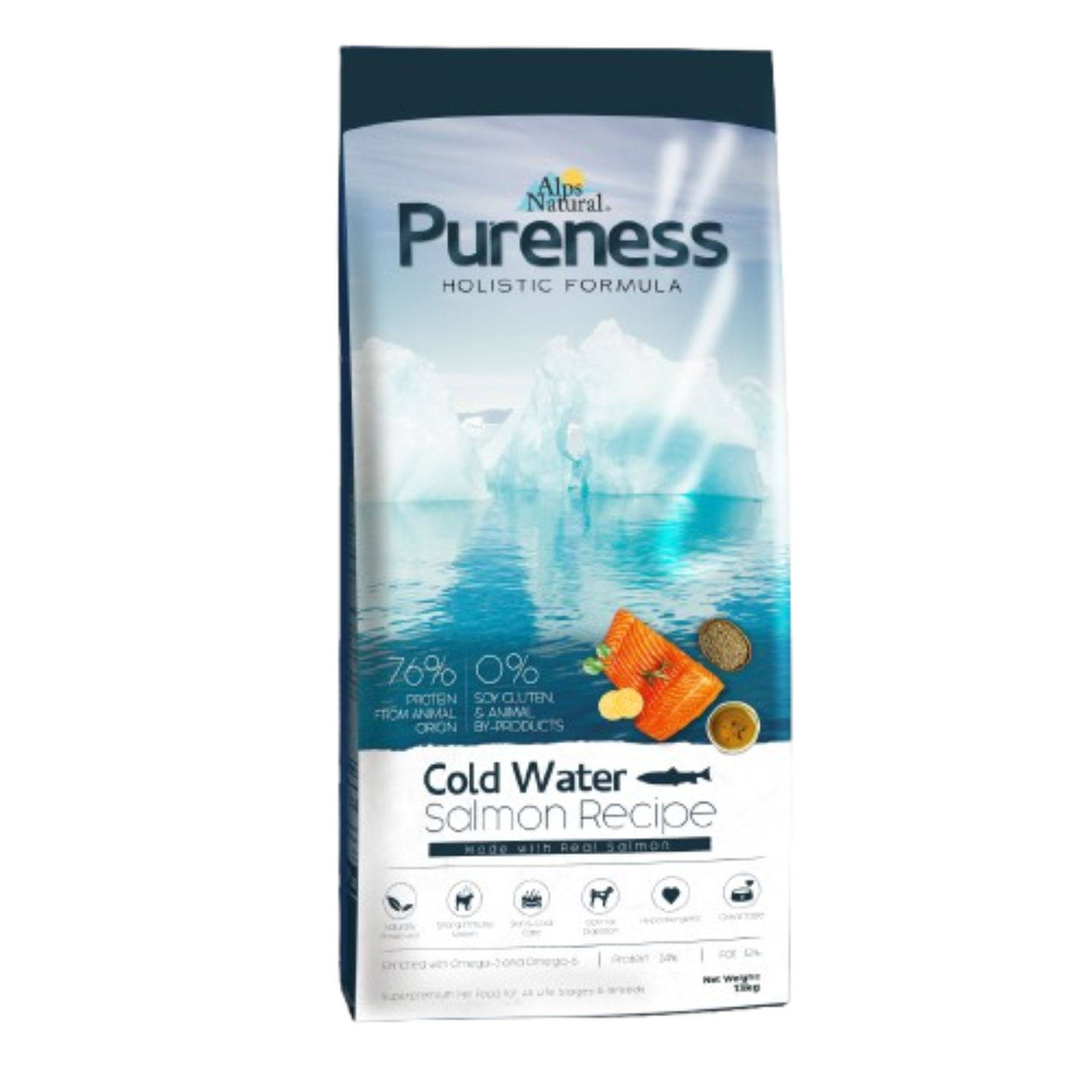 Alps Natural Pureness Holistic Cold Water Salmon Recipe 13kg