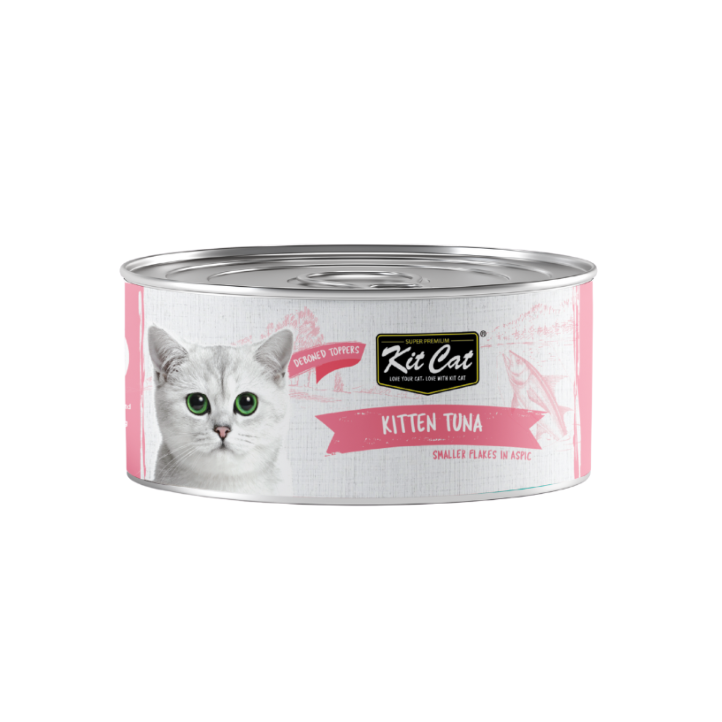 [24 Cans] Kit Cat Deboned Kitten Tuna 80g