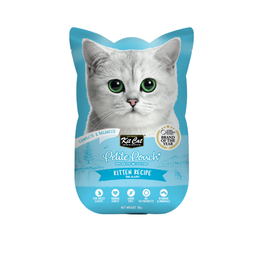 [24 Packs] Kit Cat Petite Pouch Kitten Tuna In Aspic 70g