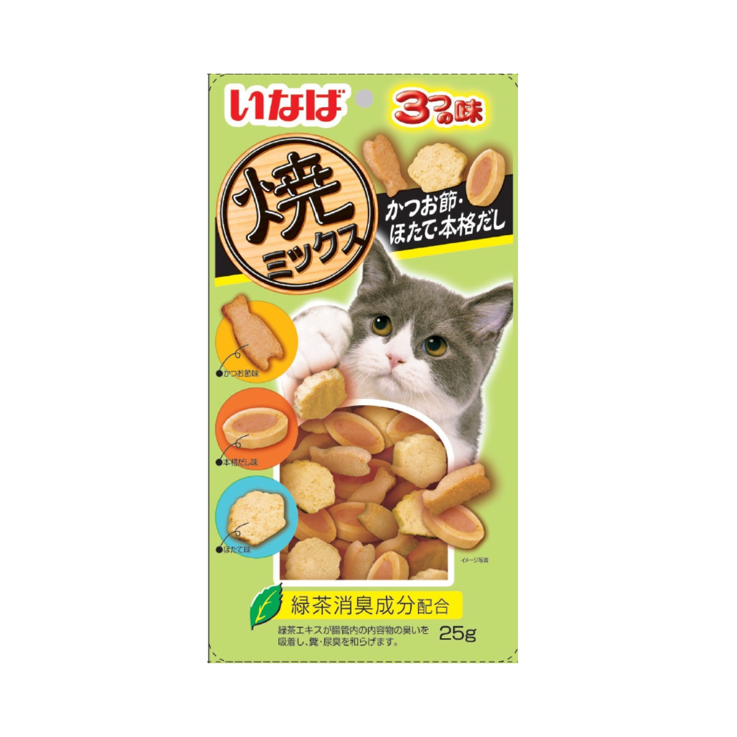 Ciao Soft Bits Chicken Fillet with Tuna Dried Bonito and Scallop Flavor 25g (CIQ123)
