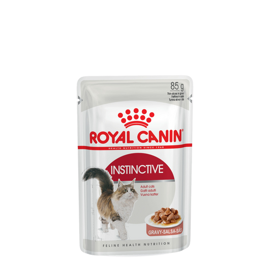 [12 Pouches] Royal Canin Instinctive Chunks in Gravy Pouch 85 g