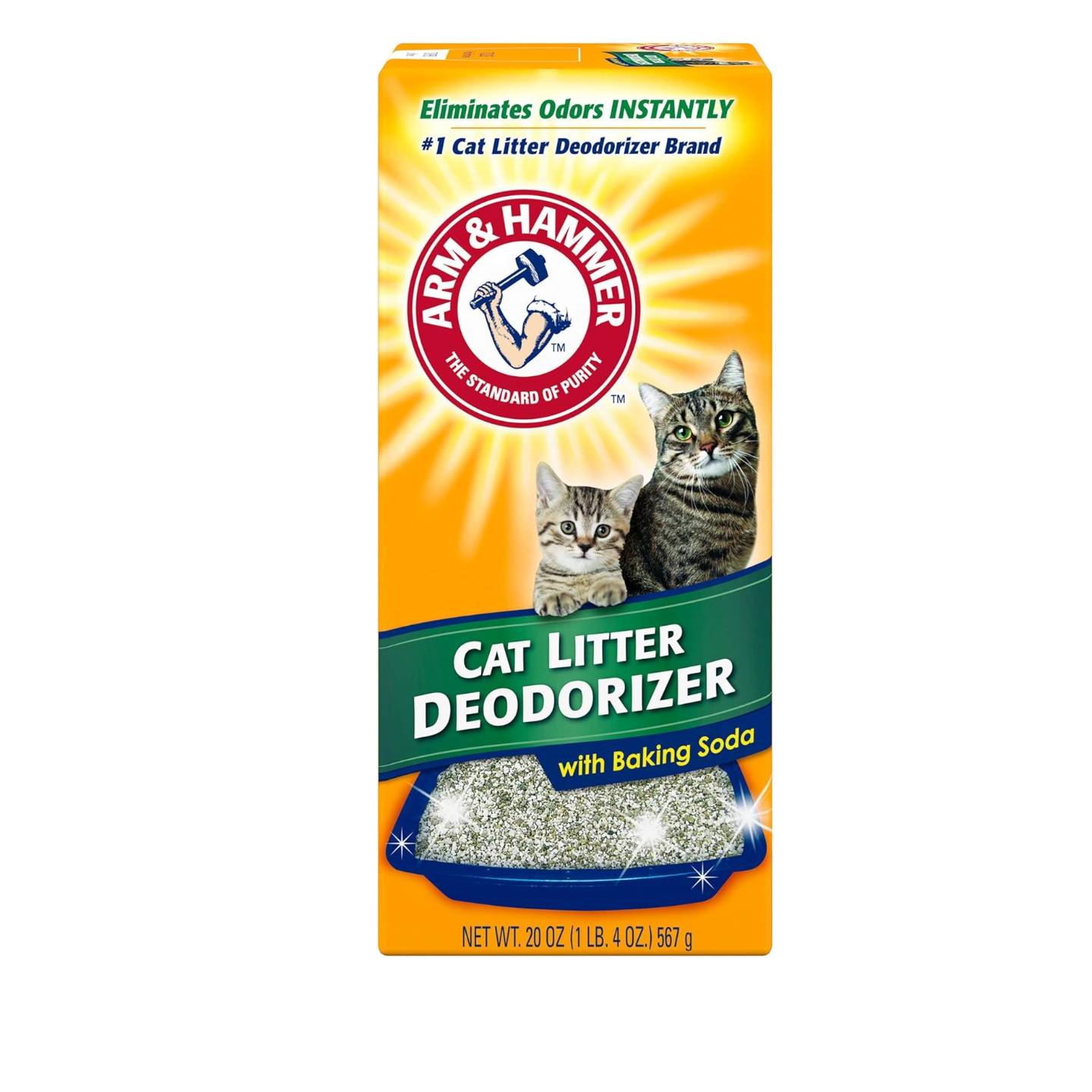 Arm & Hammer Multiple Cat Litter Deodorizer with Baking Soda 567g