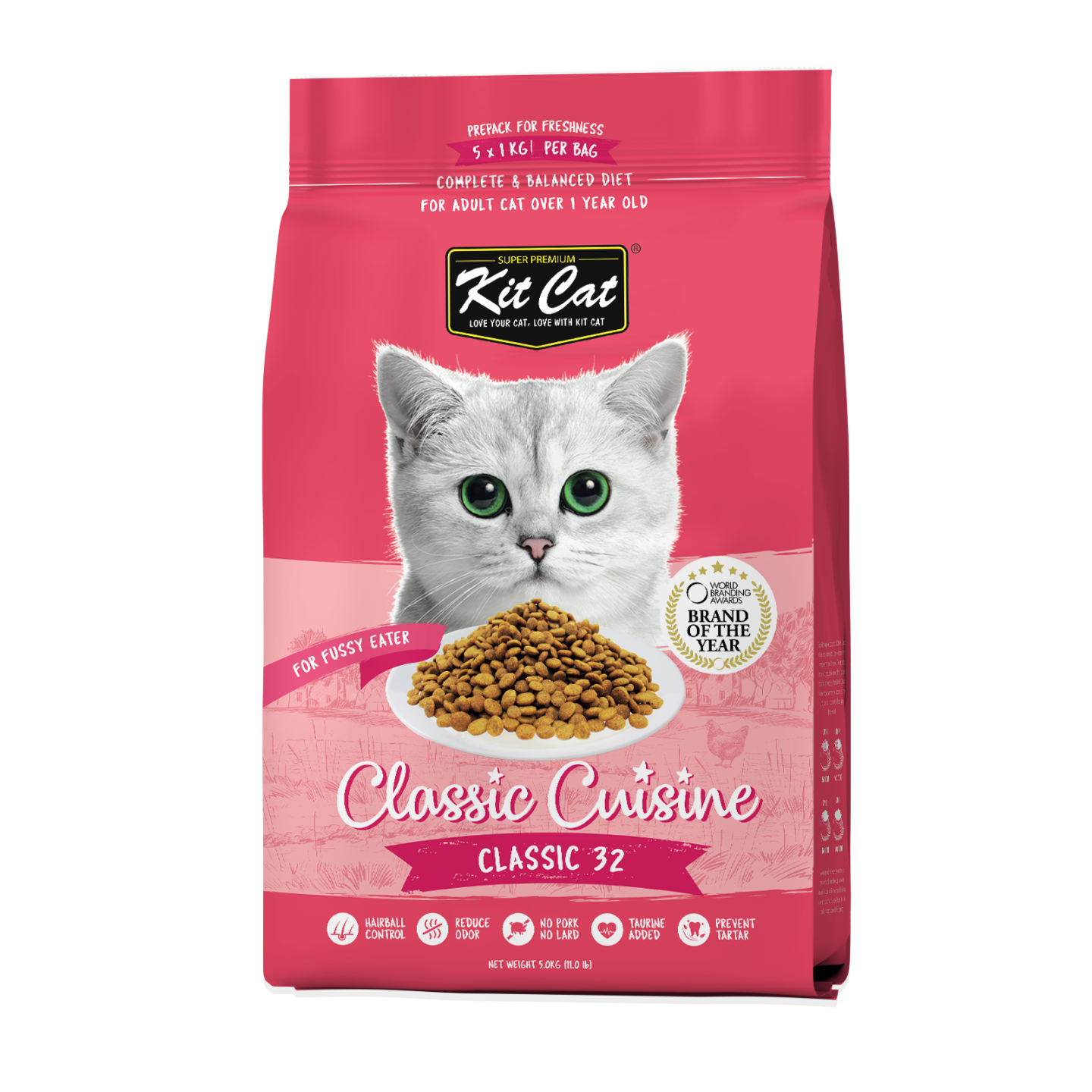 Kit Cat Premium Classic 32 Dry Cat Food 5kg