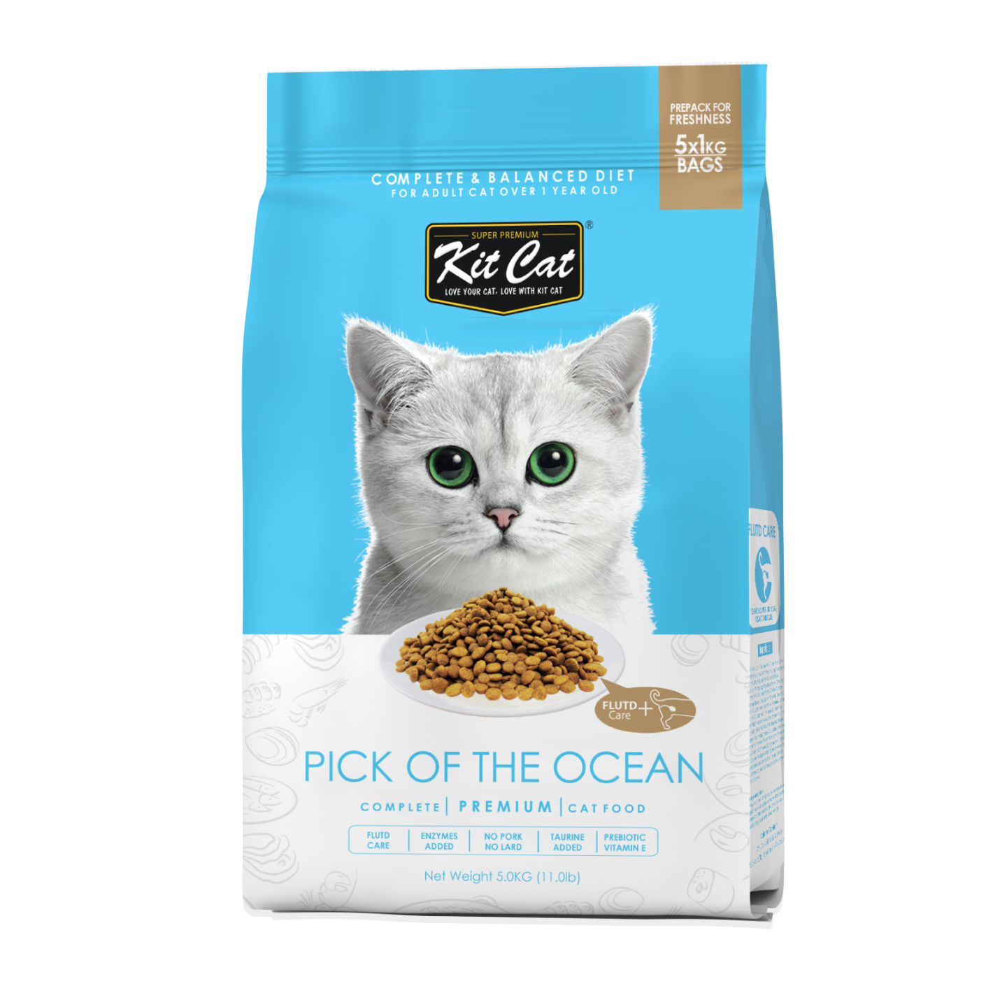 Kit Cat Premium Pick of the Ocean Dry Cat Food 5kg