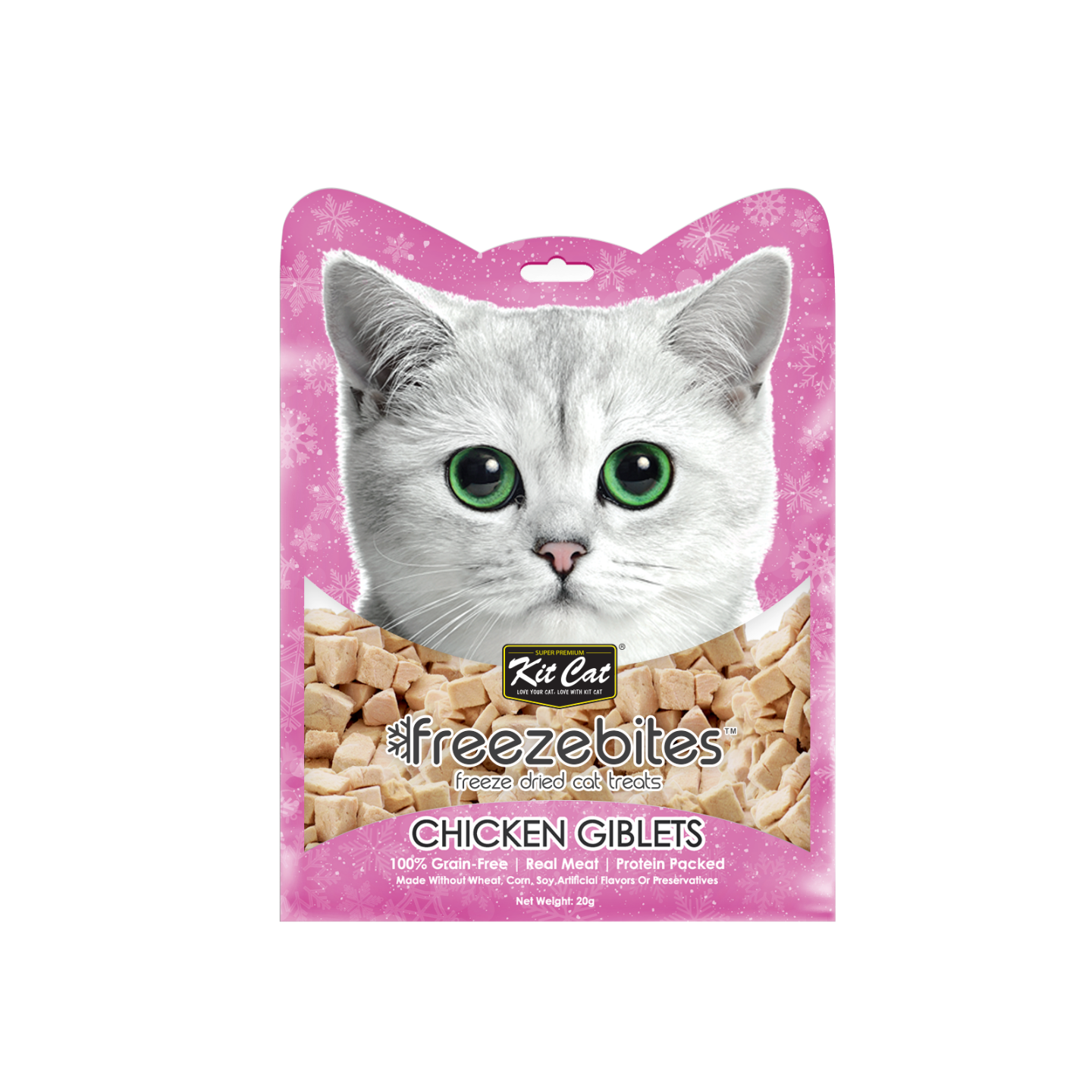 Kit Cat Freeze Bites Chicken Giblets 20g