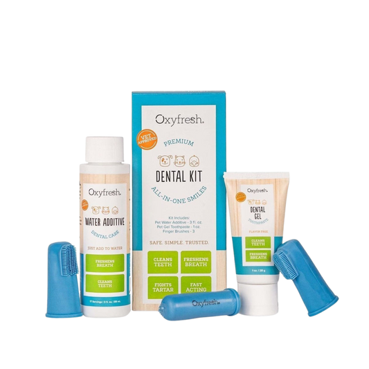 Oxyfresh Premium Pet Dental Kit for Dogs & Cats