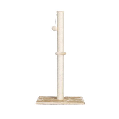 88cm Tall Cat Scratching Post / Pole (Cream)