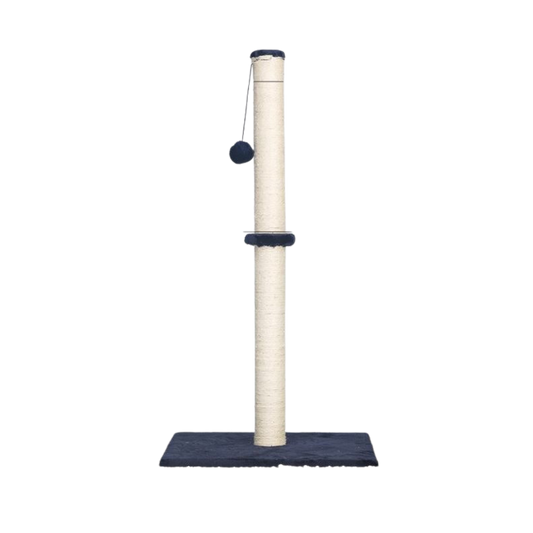 88cm Tall Cat Scratching Post / Pole (Dark Grey)