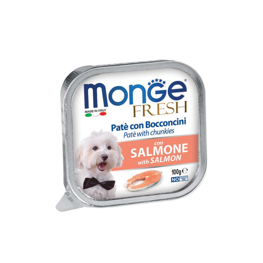 [16 Pates] Monge Fresh Paté and Chunkies with Salmon 100g