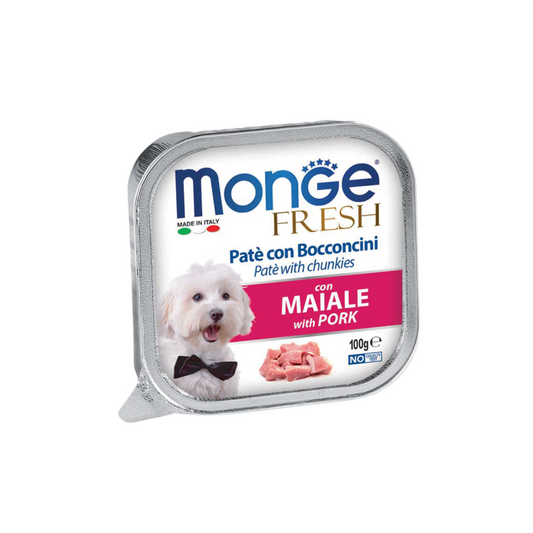 [16 Pates] Monge Fresh Paté and Chunkies with Pork 100g