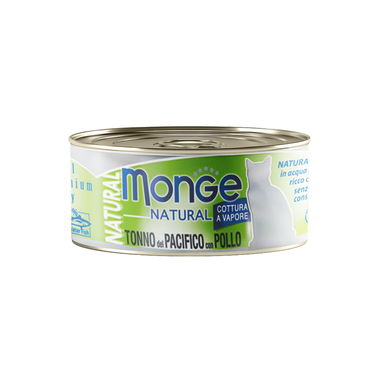 [24 Cans] Monge Cat Natural Tuna with Chicken 80g