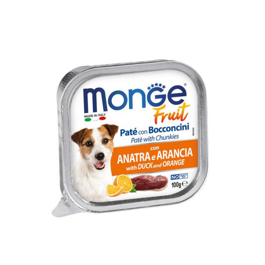[16 Pates] Monge Fruit Paté and Chunkies with Duck and Orange 100g