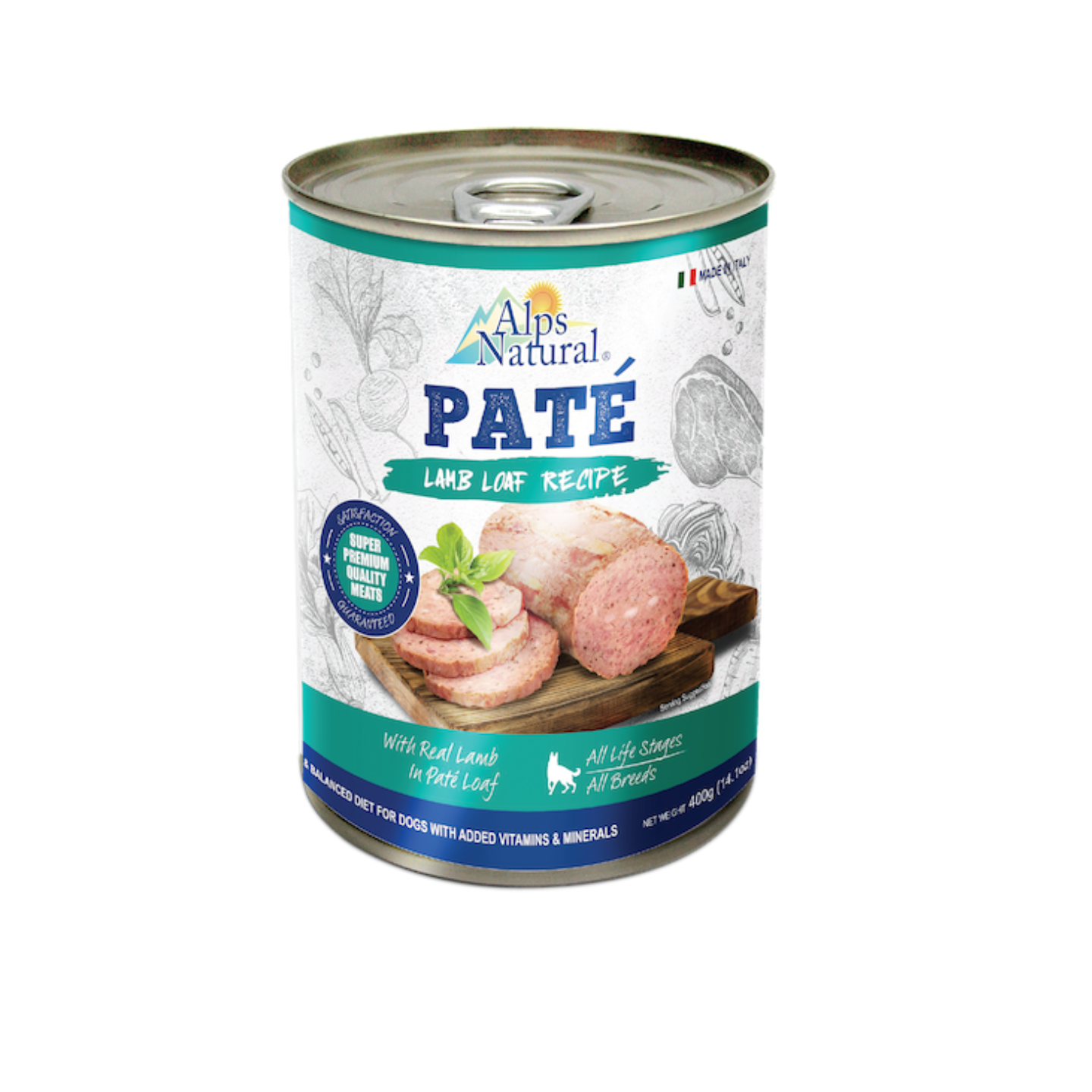 Alps Natural Paté Lamb Loaf Recipe 400g