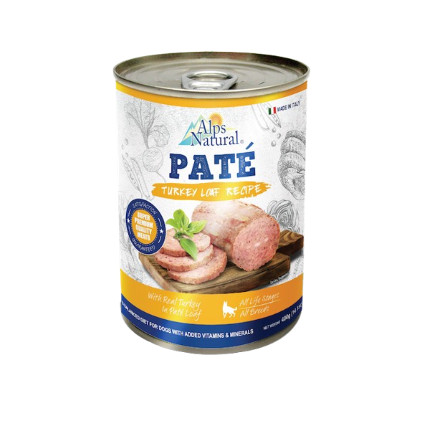 Alps Natural Paté Turkey Loaf Recipe 400g