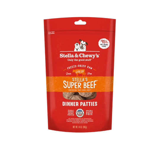Stella & Chewy's Dog Freeze Dried Dinner Patties Super Beef 14oz
